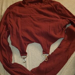 Shein Long Sleeved Crop Top